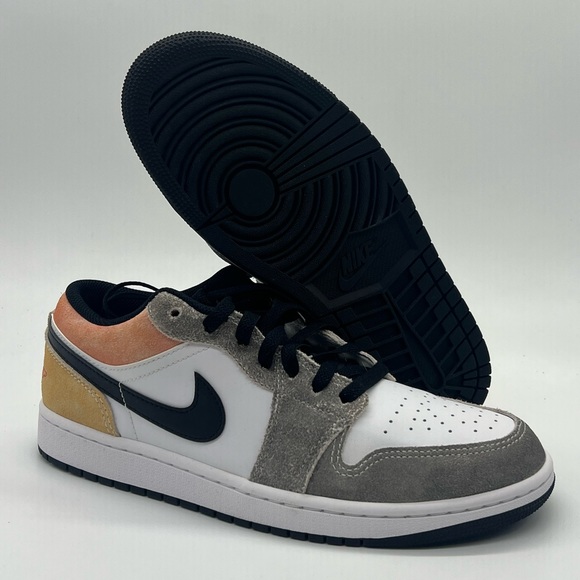 Nike Air Jordan 1 Low SE 'Flight Club' Black Ember DX4334-008 Men's  New no box - Picture 2 of 6